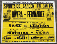 FERNANDEZ, VILOMAR-JOSE RIVERA ON SITE POSTER (1973)