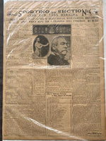 SULLIVAN, JOHN L. DIES NEW YORK HERALD NEWSPAPER (1918)