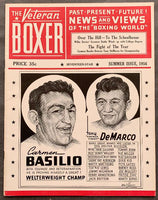 BASILIO, CARMEN & TONY DEMARCO THE VETERAN BOXER SUMMER 1956 MAGAZINE