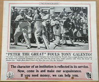 GALENTO, TONY PICTUREGRAMS POSTER (1939)