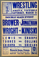 JONATHAN, DON LEO-BULLDOG BROWER & BEARCAT WRIGHT-GENE KINISKI ON SITE POSTER (1964)