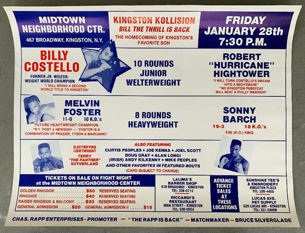 COSTELLO, BILLY-ROBERT HIGHTOWER ON SITE POSTER (1994)