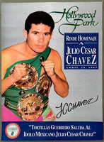 CHAVEZ, JULIO CESAR COMMEMORATIVE POSTER (1993)