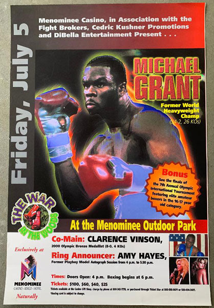 GRANT, MICHAEL-THOMAS WILLIAMS ON SITE POSTER (2002)