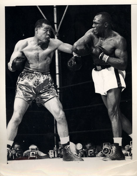 LOUIS, JOE-JERSEY JOE WALCOTT I WIRE PHOTO (1947)