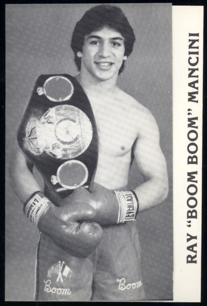 MANCINI, RAY "BOOMBOOM" ORIGINAL BUSINESS CARD (FROM HIS MANAGER'S COLLECTION)