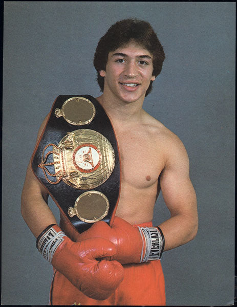 MANCINI, RAY "BOOM BOOM" PROMOTIONAL POSTCARD (FROM HIS MANAGER'S COLLECTION)