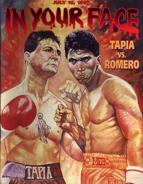 TAPIA, JOHNNY-DANNY ROMERO OFFICIAL PROGRAM (1997)