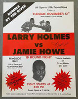 HOLMES, JAMIE HOWE SIGNED ON SITE POSTER (1991-SIGNED BY HOWE)