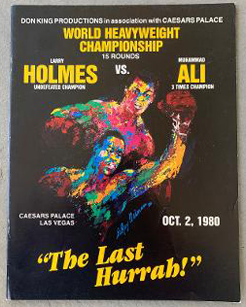 ALI, MUHAMMAD-LARRY HOLMES OFFICIAL PROGRAM (1980)