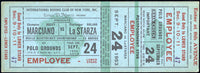 MARCIANO, ROCKY-ROLAND LA STARZA FULL TICKET (1953)