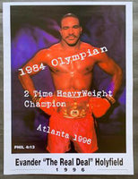 HOLYFIELD, EVANDER PROMOTIONAL POSTER (1996 OLYMPIC GAMES)