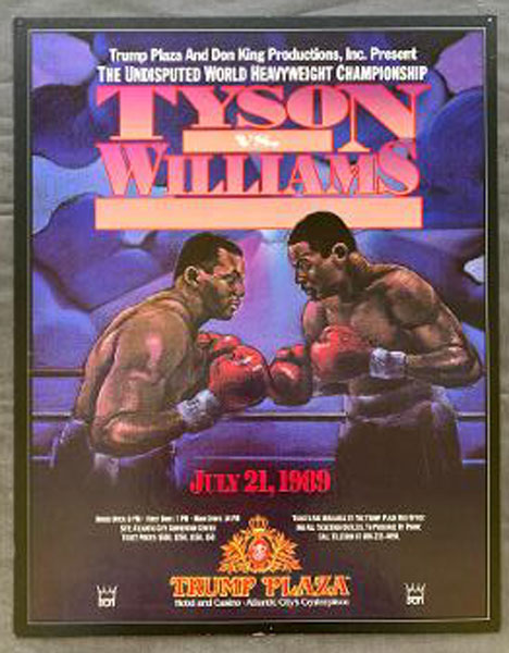 TYSON, MIKE-CARL "THE TRUTH" WILLIAMS ON SITE POSTER (1989)