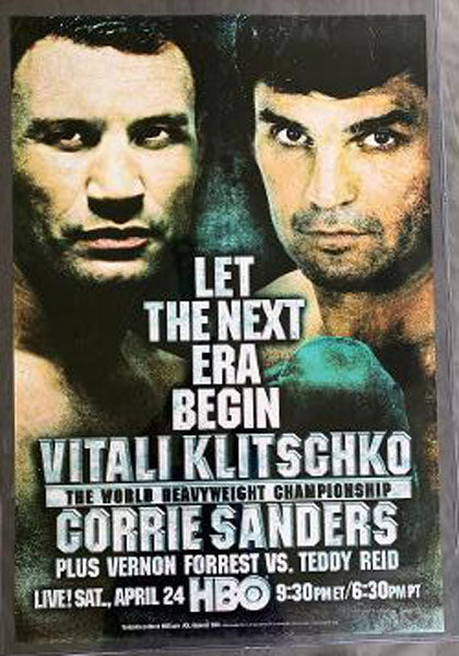 KLITSCHKO, VITALI-CORRIE SANDERS HBO POSTER (2004)