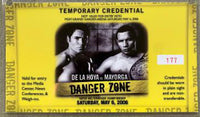 DE LA HOYA, OSCAR-RICARDO MAYORGA TEMPORARY CREDENTIAL (2006)