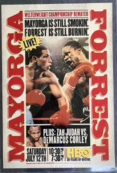 FORREST, VERNON-RICARDO MAYORGA HBO POSTER (2003)