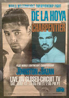 DE LA HOYA, OSCAR-PATRICE CHARPENTIER CLOSED CIRCUIT POSTER (1998)