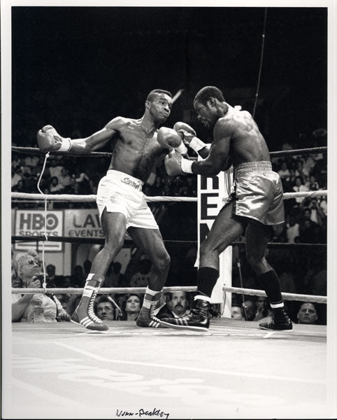 NUNN, MICHAEL-IRAN BARKLEY ORIGINAL PHOTO (1989)