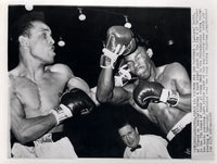 MATTHEWS, LEN-LAHOUARI GODIH II WIRE PHOTO (1960-7TH ROUND)