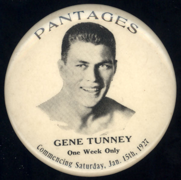 TUNNEY, GENE THEATER APPEARANCE SOUVENIR MIRROR (1927)