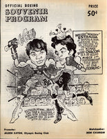 CHACON, BOBBY-JESUS "PAPELERO" ESTRADA OFFICIAL PROGRAM (1975)