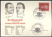 JOHNSON, HAROLD-GUSTAV "BUBI" SCHOLZ ORIGINAL POSTCARD (1962)