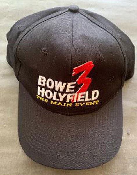 BOWE, RIDDICK-EVANDER HOLYFIELD III SOUVENIR CAP (1995)