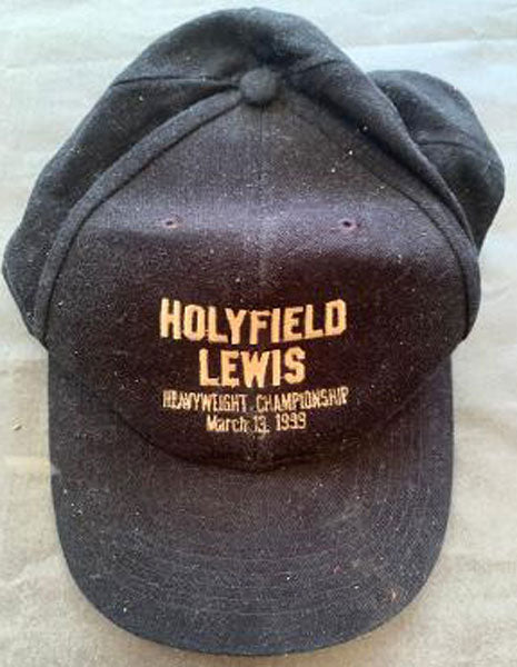 LEWIS, LENNOX-EVANDER HOLYFIELD I SOUVENIR CAP (1999)
