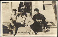 JOHNSON, JACK & WIFE REAL PHOTO POSTCARD