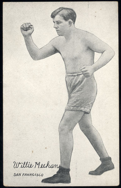MEEHAM, WILLIE EXHIBIT CARD (1921)