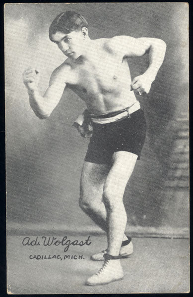 WOLGAST, AD EXHIBIT CARD (1921)