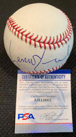 LEWIS, LENNOX SIGNED BASEBALL (PSA/DNA)