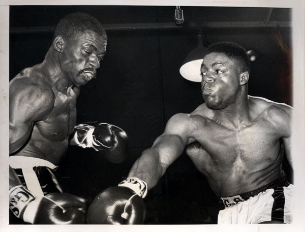 CARTER, RUBIN "HURRICANE"-WALTER DANIELS WIRE PHOTO (1962-1ST ROUND)