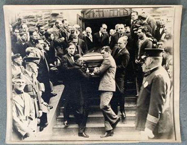 GREB, HARRY FUNERAL ORIGINAL LARGE FORMAT PHOTO (1926)