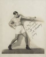 DEMPSEY, JACK VINTAGE SIGNED PHOTO (1924-AS WORLD HEAVYWEIGHT CHAMPION)