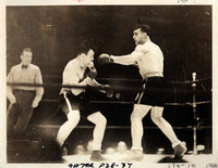 CARNERA, PRIMO-JACK SHARKEY WIRE PHOTO (1931)