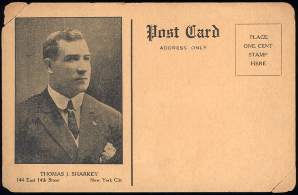 SHARKEY, TOM PROMOTIONAL POSTCARD