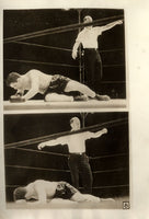 LOUIS, JOE-JIMMY BRADDOCK WIRE PHOTO (1937-8TH ROUND)