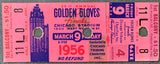 1956 GOLDEN GLOVES FINALS FULL TICKET (CHICAGO-TERRELL, RADEMACHER)