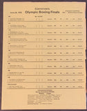 1976 UNITED STATES OLYMPIC BOXING FINALS OFFICIAL PROGRAM (LEONARD, SPINKS BROTHERS, TATE, DAVIS, JR.)
