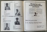 1976 UNITED STATES OLYMPIC BOXING FINALS OFFICIAL PROGRAM (LEONARD, SPINKS BROTHERS, TATE, DAVIS, JR.)