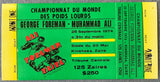ALI, MUHAMMAD-GEORGE FOREMAN FULL TICKET (1974)