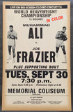 ALI, MUHAMMAD-JOE FRAZIER III CLOSED CIRCUIT POSTER (1975)