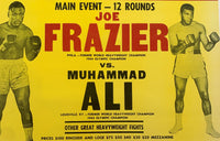 ALI, MUHAMMAD-JOE FRAZIER II ON SITE POSTER (1974)