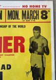 ALI, MUHAMMAD-JOE FRAZIER I SIGNED ON SITE POSTER (1971-PSA/DNA)