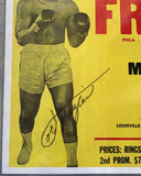 ALI, MUHAMMAD-JOE FRAZIER I SIGNED ON SITE POSTER (1971-PSA/DNA)