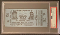 ALI, MUHAMMAD-SONNY LISTON II FULL TICKET (1965-PSA/DNA-NM-MT 8)