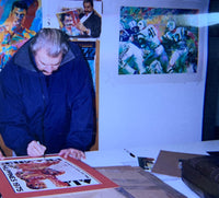 ALI, MUHAMMAD-JOE FRAZIER III SIGNED ORIGINAL POSTER (1975-SIGNED BY ALI, FRAZIER & NEIMAN-PSA/DNA)