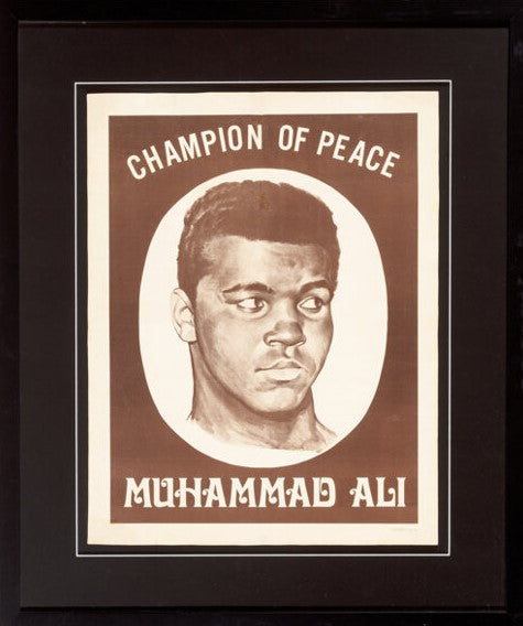 ALI, MUHAMMAD CHAMPION OF PEACE POSTER (1967)