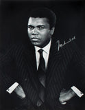 ALI, MUHAMMAD SIGNED ORIGINAL KARSH STUDIO PHOTOGRAPH (PSA/DNA)